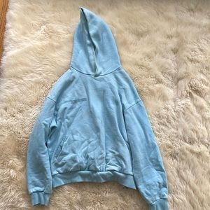 Pangaia light blue sweatshirt